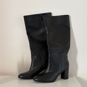 Intentionally Blank Pam style knee high leather boots